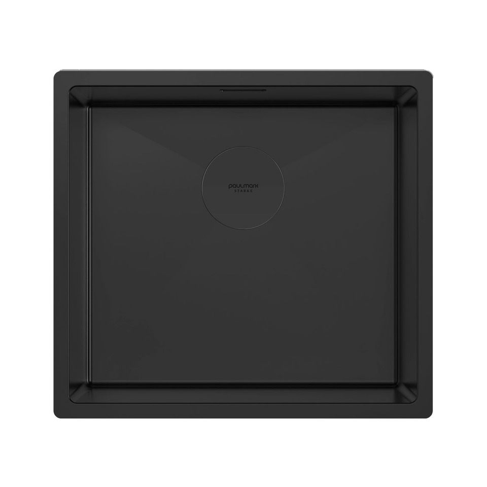 Фото Металлическая мойка Paulmark NEXT 48 UNI PM214844-MBN Матовый черный