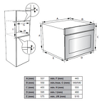 Превью картинка Электрический духовой шкаф Weissgauff EO 459 PDX #15
