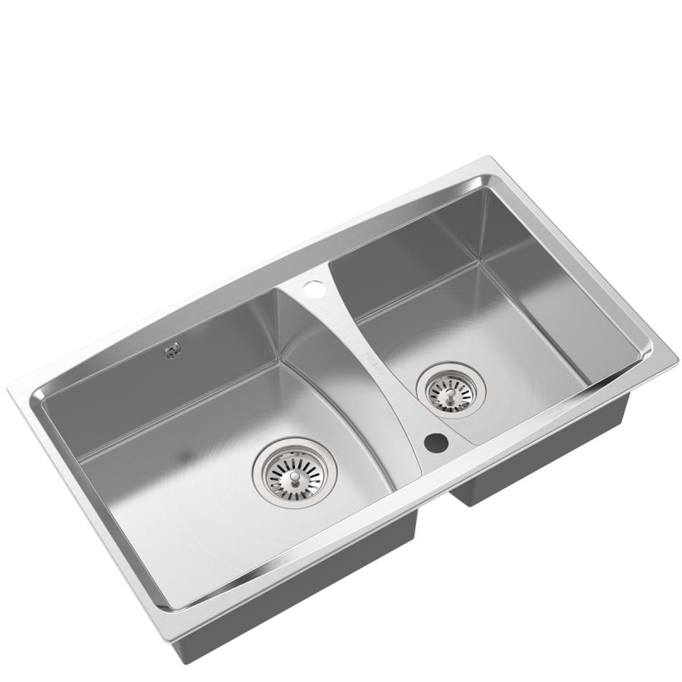 Фото Металлическая мойка Oulin OL-S8203