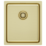 Превью картинка Металлическая мойка Paulmark VISTA 38 UNI PM904438-LG Светлое золото #2