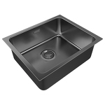 Превью картинка Металлическая мойка Paulmark VISTA 54 UNI PM305444-GM Вороненая сталь GM #3