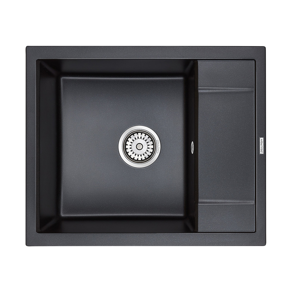 Фото Кварцевая мойка Paulmark FLUGEN 50-600 PM216050-BLM Черный