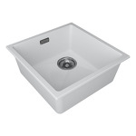 Превью картинка Гранитная мойка Paulmark LUMI 45 UNI-SKEW LU45SK-WH Белый матовый WH #3