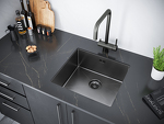 Превью картинка Металлическая мойка Paulmark NEXT 48 UNI PM214844-GM Вороненая сталь GM #4