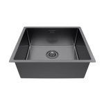 Превью картинка Металлическая мойка Paulmark LASSAN 49 UNI LA49-GM Вороненая сталь GM #3