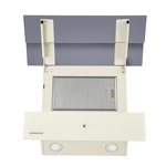 Превью картинка Наклонная вытяжка Maunfeld CASCADA 60 Glass Beige #3