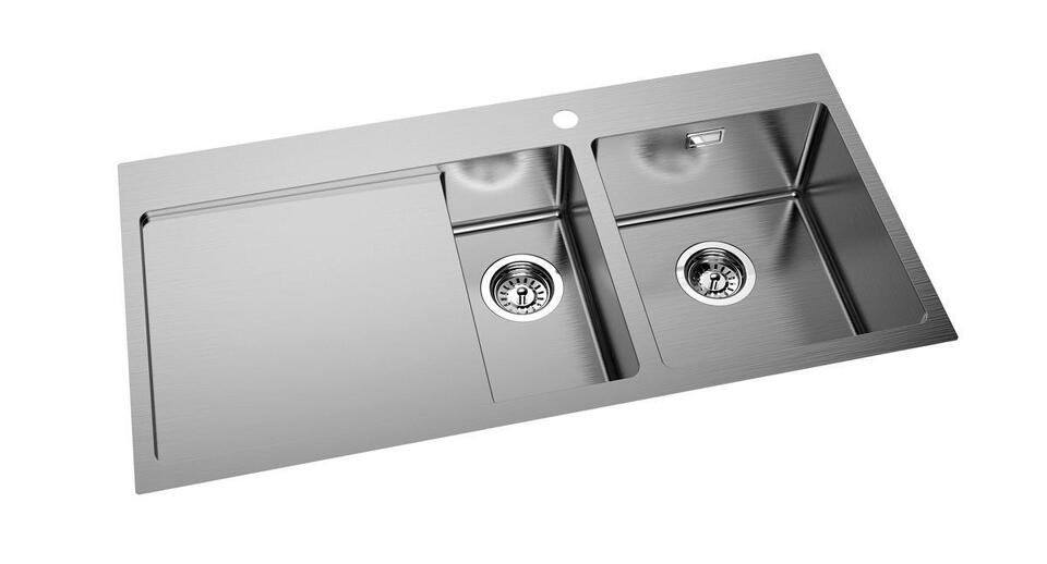 Фото Металлическая мойка Oulin OL-FTR201R