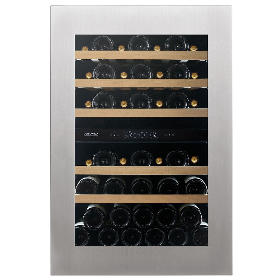 Фото Шкаф винный встраиваемый Винный холодильник (шкаф) компрессорный Dunavox DVH-44.120DSS.TO