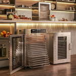 Превью картинка Сушилка для овощей и фруктов Дегидратор Meyvel MDH12-1S (Inox) #8