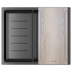 Картинка Paulmark NEXT-MULTI SINK 54 UNI PM785445-GM Вороненая сталь GM