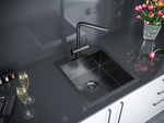 Превью картинка Металлическая мойка Paulmark KRONER 45 PM214551-GM Вороненая сталь GM #5
