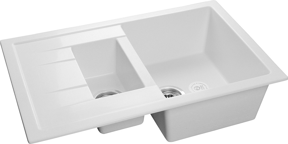Фото Мраморная мойка GranFest QUADRO 775KL Иней