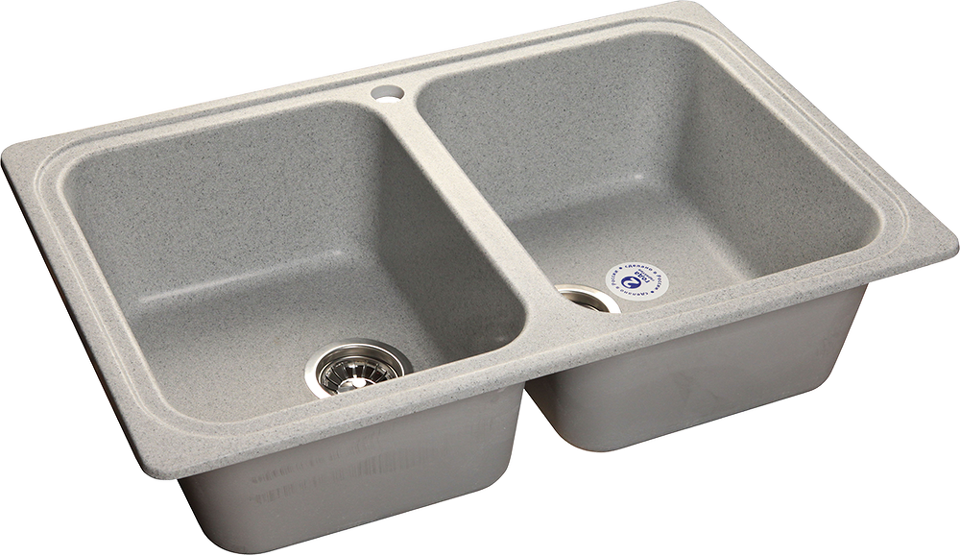 Фото Мраморная мойка GranFest STANDART 780K Серый