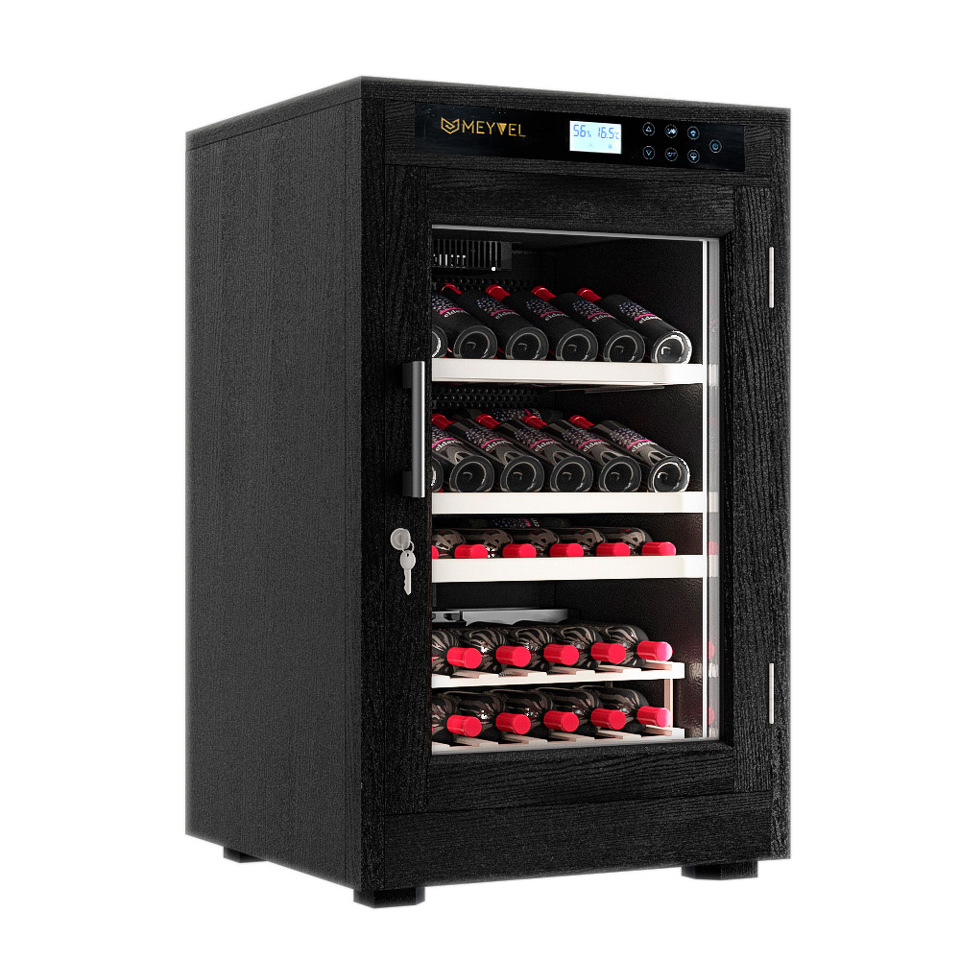 Фото Шкаф винный  Meyvel Винный холодильник (шкаф) компрессорный MEYVEL MV46-WB1-M