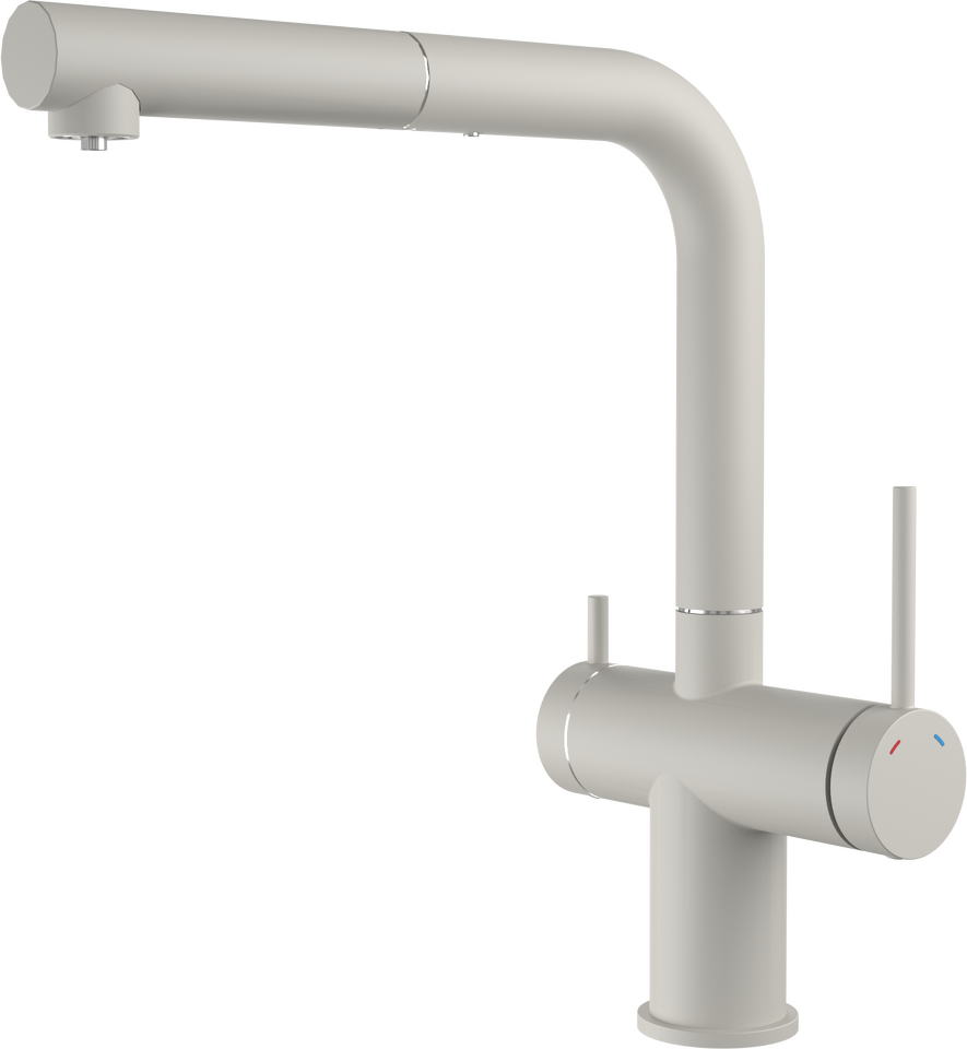 Фото Смеситель для кухни Rivelato BRENTA Г-обр. с краном питьевой воды D-35мм brina
