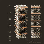 Превью картинка Шкаф винный  Meyvel Винный холодильник (шкаф) компрессорный MEYVEL MV133-KBF1 #20