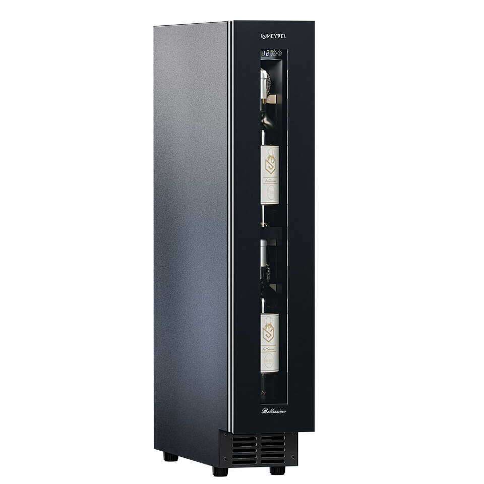 Фото Шкаф винный встраиваемый Meyvel Винный холодильник (шкаф) компрессорный MEYVEL MV9NH-KBT1