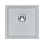 Превью картинка Гранитная мойка Paulmark LUMI 45 UNI LU45-WH Белый матовый WH #2