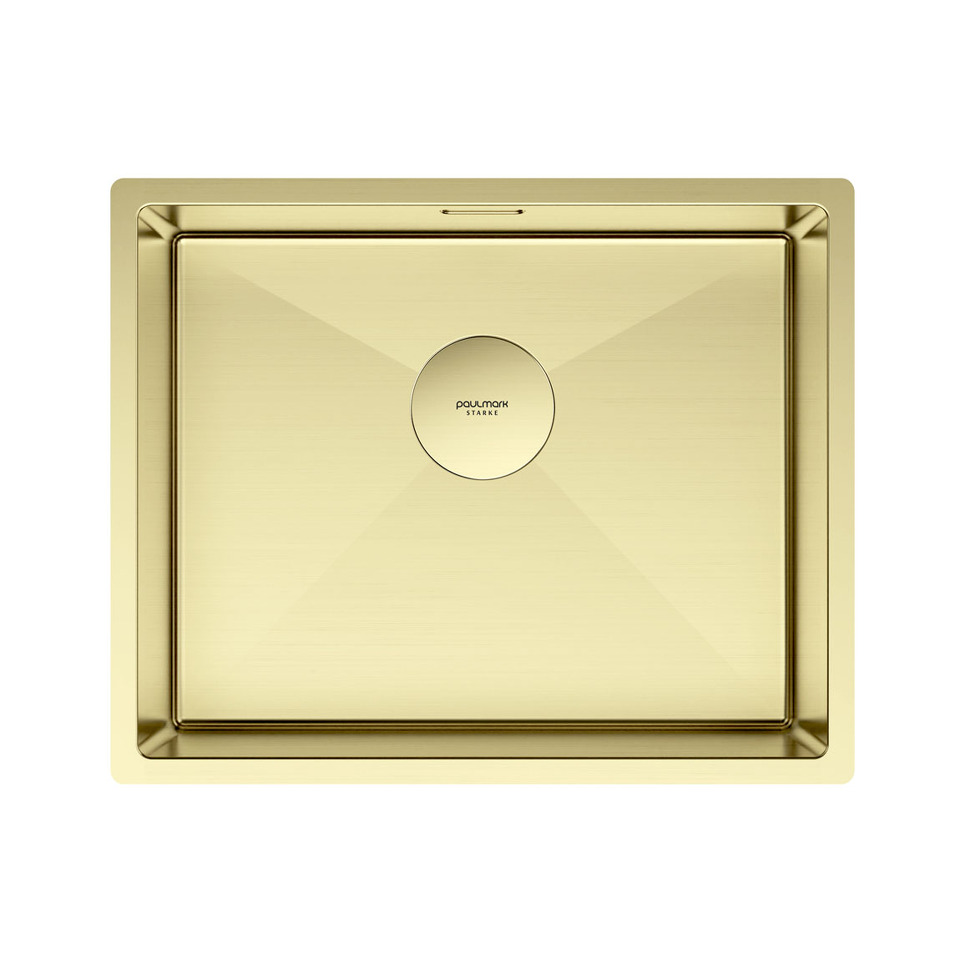 Фото Металлическая мойка Paulmark NEXT 54 UNI PM215444-LG Светлое золото