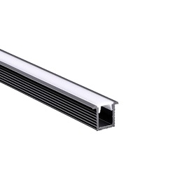 Картинка Duslar Комплект из алюминиевого профиля и рассеивателя DLIGHT PROFI, врезной, длина 3000 мм, антрацит/белый