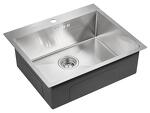 Превью картинка Металлическая мойка Paulmark KRONER 59 PM215951-BS Брашированная сталь #3