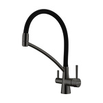 Превью картинка Смеситель для кухни Paulmark SIЕGEN Si213111-GM Вороненая сталь GM #1