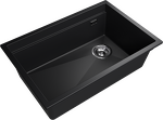 Превью картинка Гранитная мойка Rivelato LINO 654-R 1-чаш 650*440 nero #2