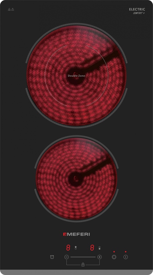 Фото Электрическая варочная панель домино Meferi MEH302BK COMFORT