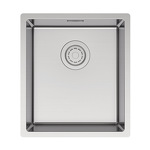 Превью картинка Гранитная мойка Paulmark YUNI 39 UNI YU39-BS Брашированная сталь #2