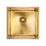 Превью картинка Металлическая мойка Paulmark VISTA 44 UNI PM304444-BG Брашированное золото BG #1