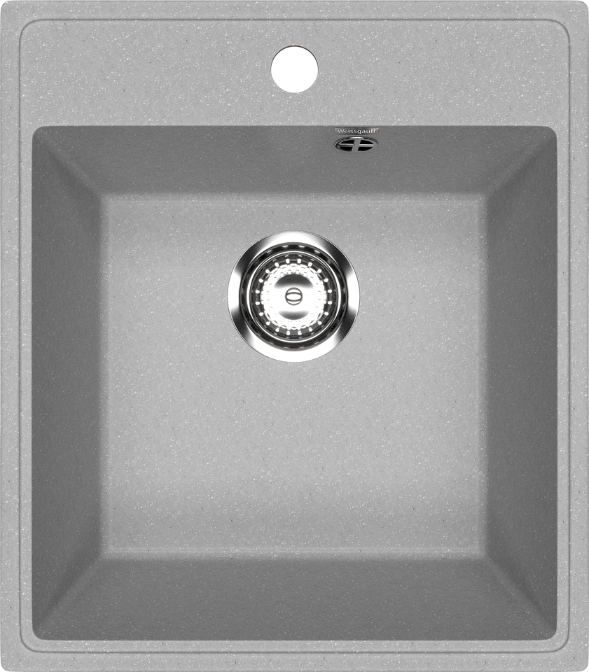 Фото Гранитная мойка Weissgauff WG 42503 Classic Light Grey