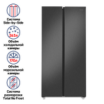 Превью картинка  Холодильник side by side Maunfeld MFF177NFSE #1