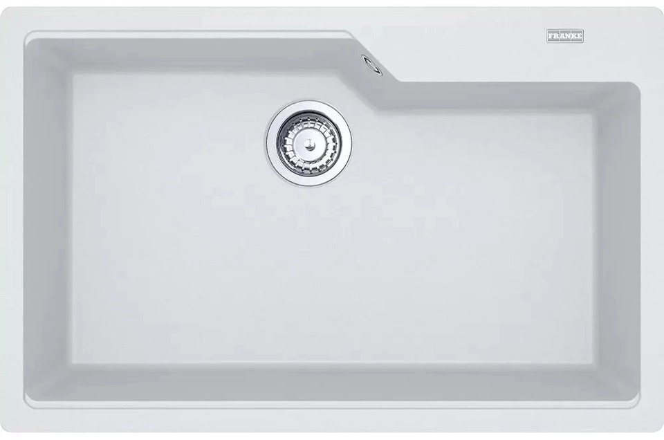 Фото Гранитная мойка Franke Мойка UBG 610-72 белый стоп-вентиль
