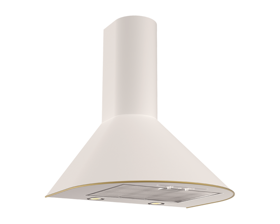 Фото Купольная вытяжка Elikor Эпсилон 50П-430-П3Л топленое молоко/золото