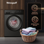 Превью картинка Стиральная машина с фронтальной загрузкой Weissgauff WM 601411 Inverter Steam Grey #11