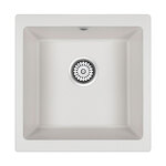 Превью картинка Кварцевая мойка Paulmark GERA 50 PM104546-WH Белый матовый WH #1