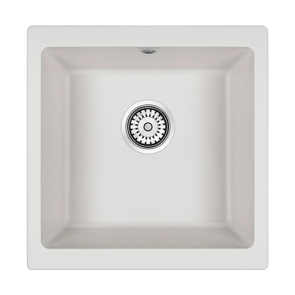 Фото Кварцевая мойка Paulmark GERA 50 PM104546-WH Белый матовый WH