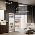 Превью картинка Холодильник с верхней морозилкой Weissgauff WRK 1430 Defrost Dark Grey #11