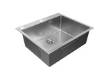 Превью картинка Металлическая мойка Paulmark KRONER-EDGE 59 PM775951-BS Брашированная сталь #3