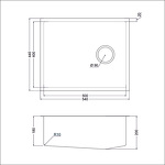 Превью картинка Металлическая мойка EMAR EMB-540(UN) PVD Nano Satin #6