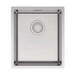 Превью картинка Металлическая мойка Paulmark LASSAN 38 UNI LA38-BS Брашированная сталь #2