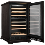 Превью картинка Шкаф винный  Meyvel Винный холодильник (шкаф) компрессорный MEYVEL MV77PRO-KBT2 (Тёмный шоколад) #3