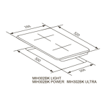 Превью картинка Индукционная варочная панель домино Meferi MIH302BK LIGHT #12