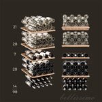 Превью картинка Шкаф винный  Meyvel Винный холодильник (шкаф) компрессорный MEYVEL MV98-KBF2 #22