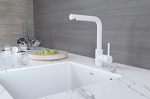 Превью картинка Смеситель для кухни Paulmark KASSEL Ka214311-WH Белый матовый WH #3