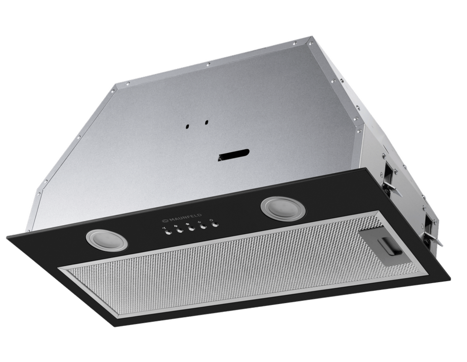 Фото Полновстраиваемая вытяжка Maunfeld TRAPEZE 602M BLACK