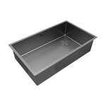 Превью картинка Металлическая мойка Paulmark NEXT-SKEW 74 UNI PM887444-MG Матовый серый MG #3