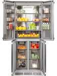 Превью картинка Встраиваемый холодильник с морозильной камерой HIBERG i-RFQB 550 NFG #1