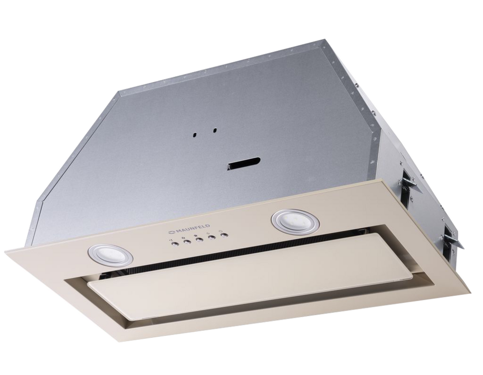 Фото Полновстраиваемая вытяжка Maunfeld TRAPEZE 602IG BEIGE