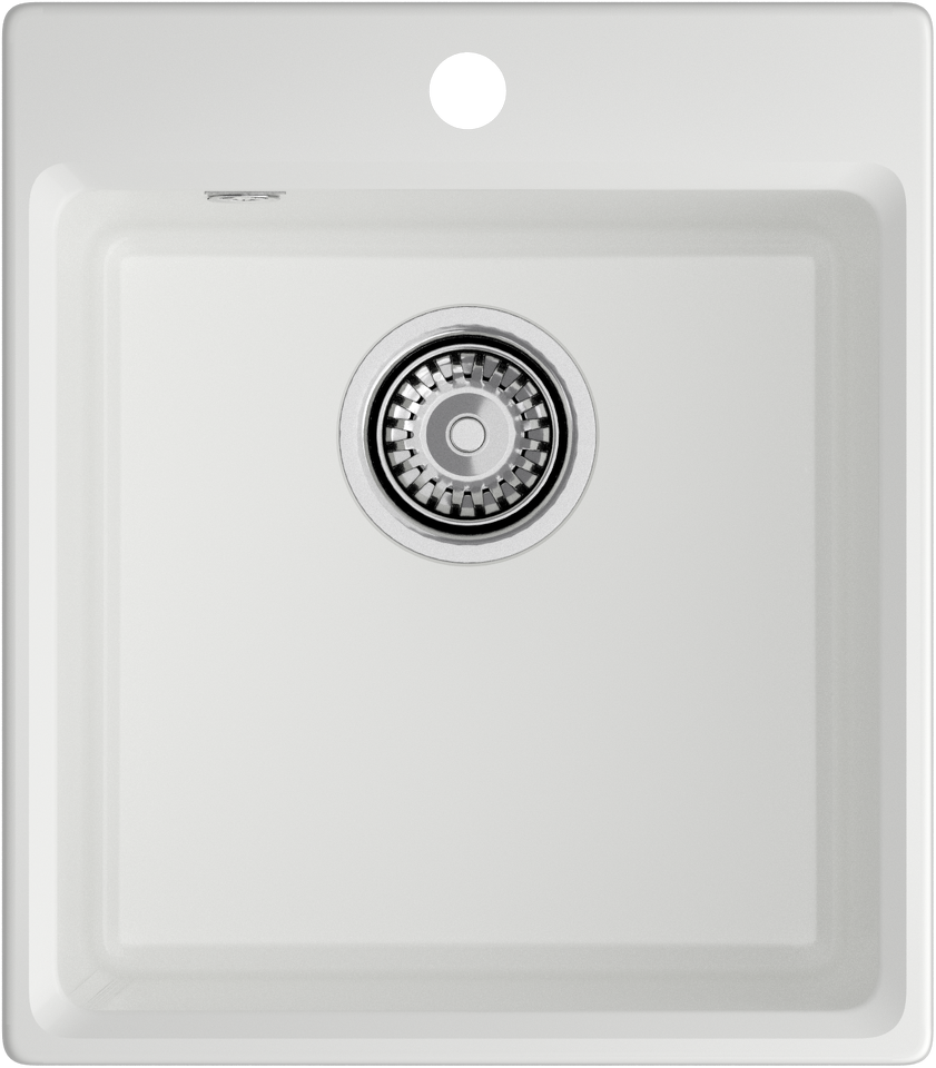 Фото Мраморная мойка GranFest LEVEL 420 Иней